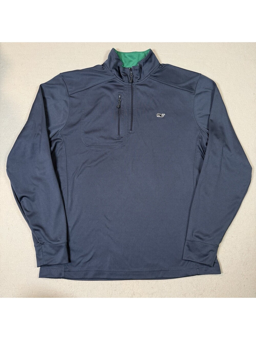Vineyard Vines Performance 1/4 Zip Pullover Men’s Medium Navy Blue Sweatshirt